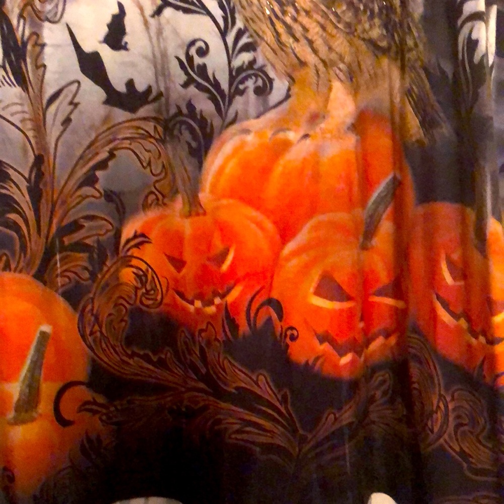 One world live and Let Live Halloween sparkle tiered top